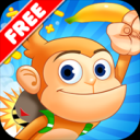 Funny Monkey Run and Jump - Island Adventure Game