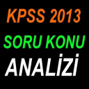 KPSS 2013 Analiz Soru Konu