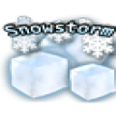 Snowstorm weather widget