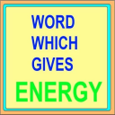 Words Which Gives Energy