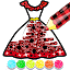 Glitter Ladybug dress Coloring Book indir