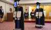 A university in Japan organized virtual graduation ceremony with robots