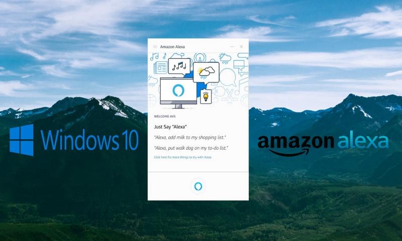 Amazon'un sesli asistanı Alexa, Windows 10 Bilgisayarlara Geliyor