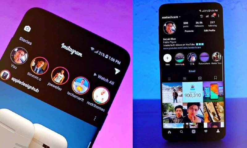 iOS Instagram karanlık mode desteği kazandı