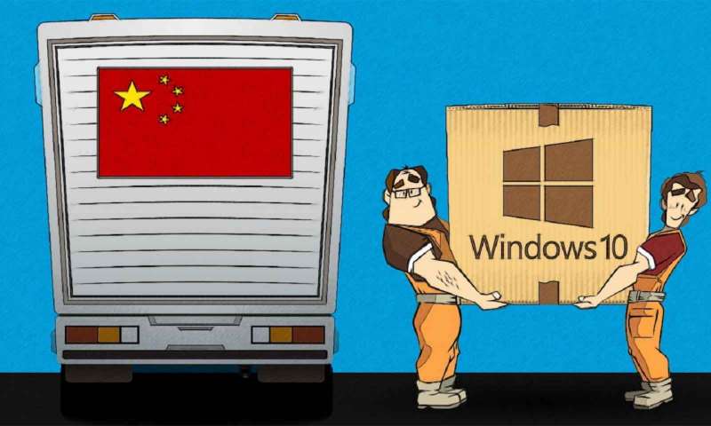 Çin Kritik Alanda Windows Kullanmayı Bırakıyor