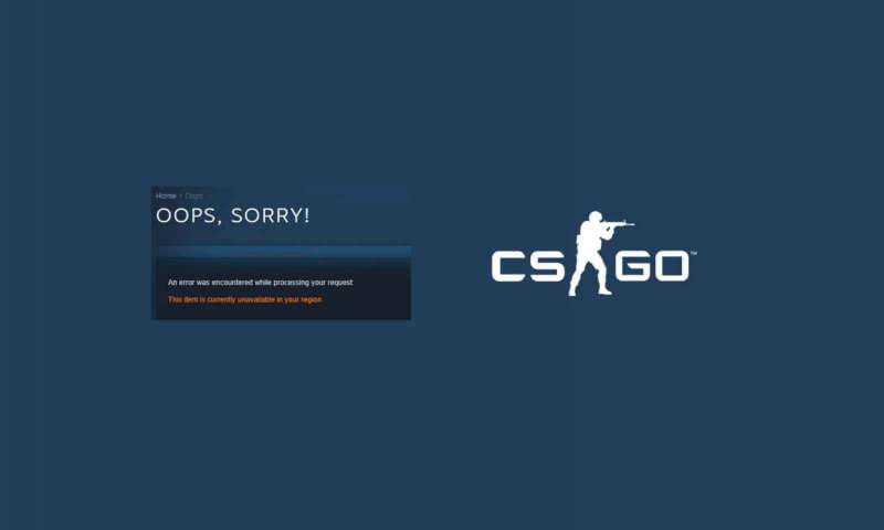 CS:GO Steam listeleme sayfasından kaldırıldı