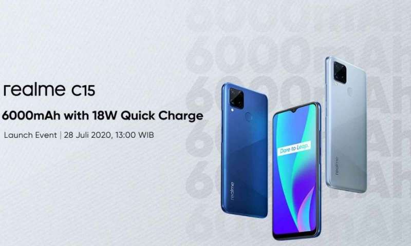 Dev bataryalı realme C15 geliyor