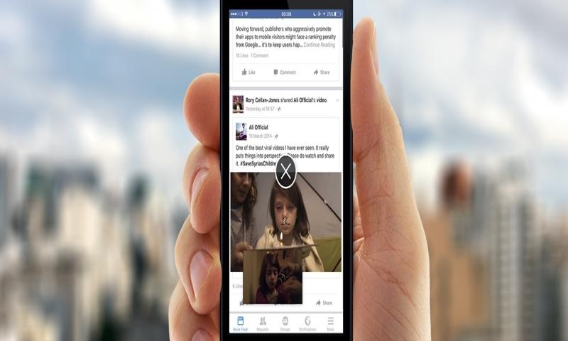 Facebook Hareketli Video Pencerelerini Test Ediyor