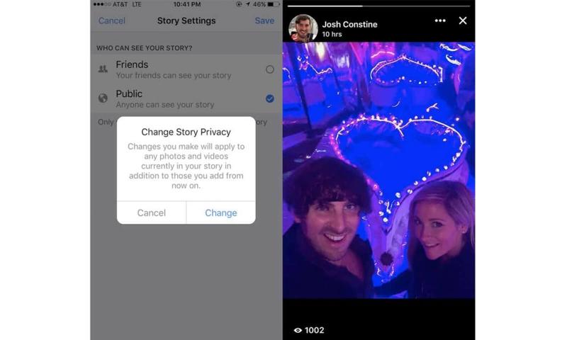 Facebook Hikayeleri Herkes Tarafından Gözükecek