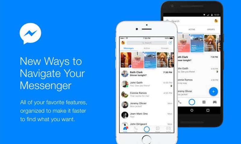 Facebook Messenger Uygulaması Yeni Tasarıma Geçiyor