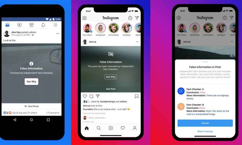 Facebook ve Instagram sahte haber uyarı özelliği geliyor