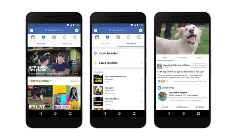 Facebook Watch Uygulaması Testlere Başladı