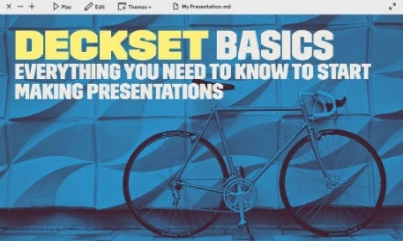 Fikir Odaklı Sunum Oluşturma Uygulaması: Deckset (Video)