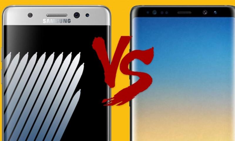 Galaxy Note 7 ve Galaxy Note 8 Karşılaştırma