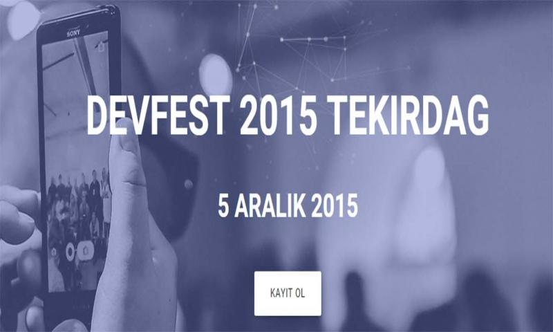GDG DevFest Tekirdağ'a Sayılı Günler Kaldı!