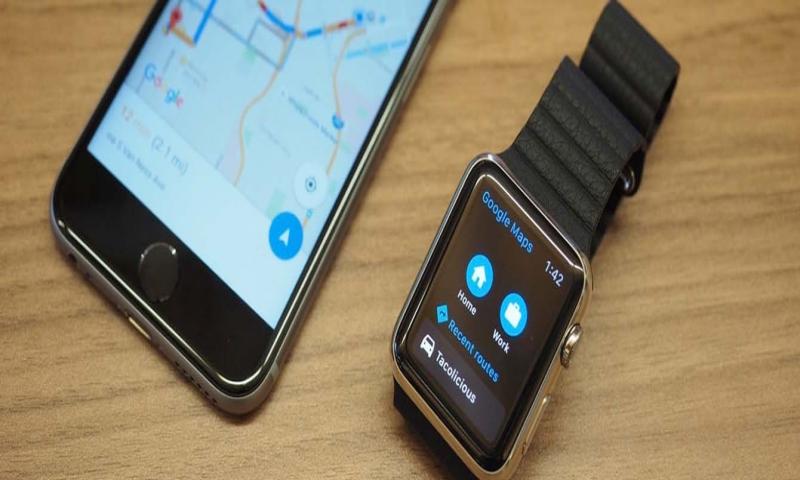google maps with apple watch
