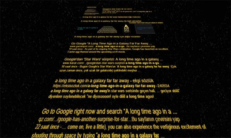 Google'dan 3D Star Wars Sürprizi