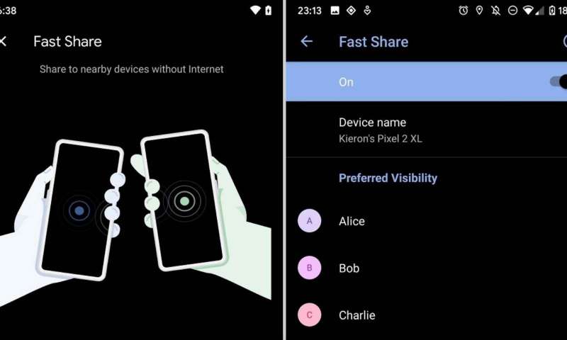 Google'dan Airdrop'a Rakip Uygulama Geliyor