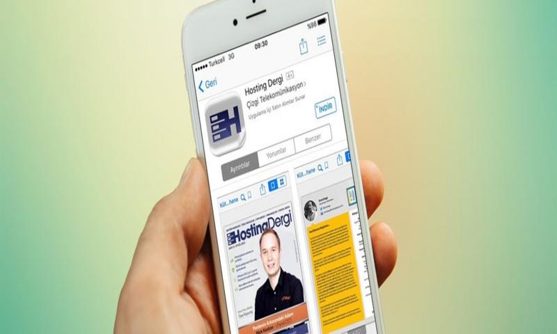 Hosting Dergi iOS Uygulaması Yayınlandı