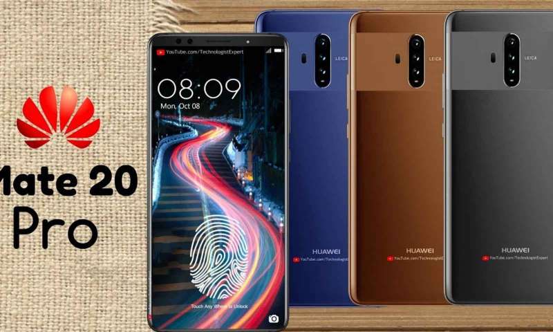 Huawei Mate 20 Pro'nun ön panel görseli sızdırıldı