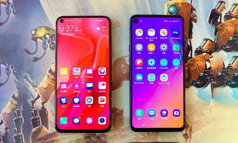 Huawei Nova 4 ile Samsung Galaxy A8S karşılaşması
