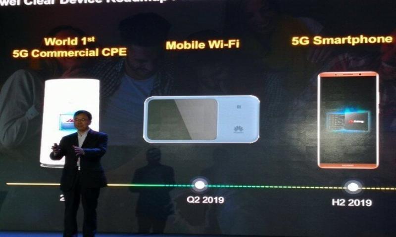 Huawei'den 5G destekli telefon!