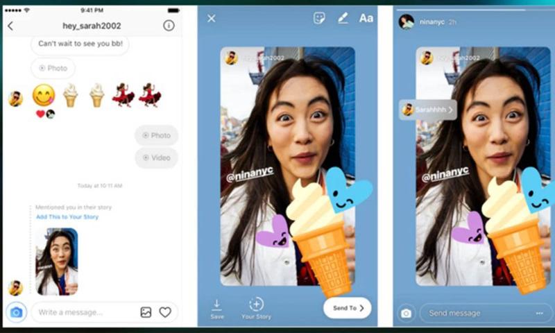Instagram Hikayelerde Hikaye Paylaşım Özelliği Geldi