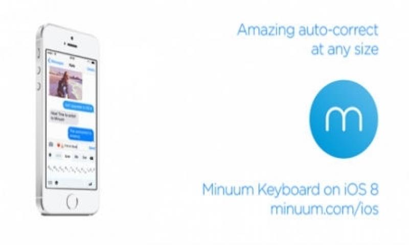 iOS 8 için Sanal Klavye Uygulaması: Minuum