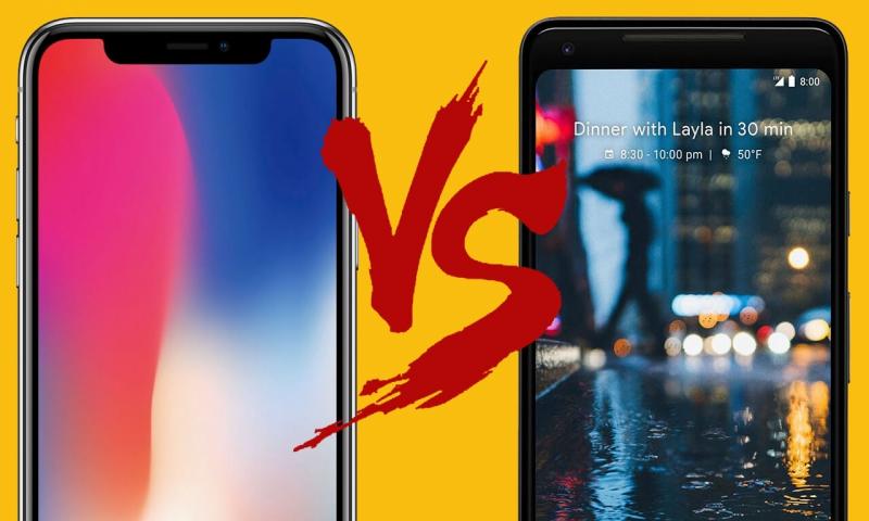 iPhone X ve Google Pixel 2 XL hız testinde karşılaştırması