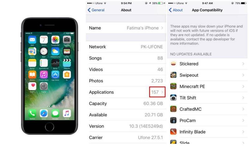 iPhone'u Yavaşlatan Uygulamaları Görmek