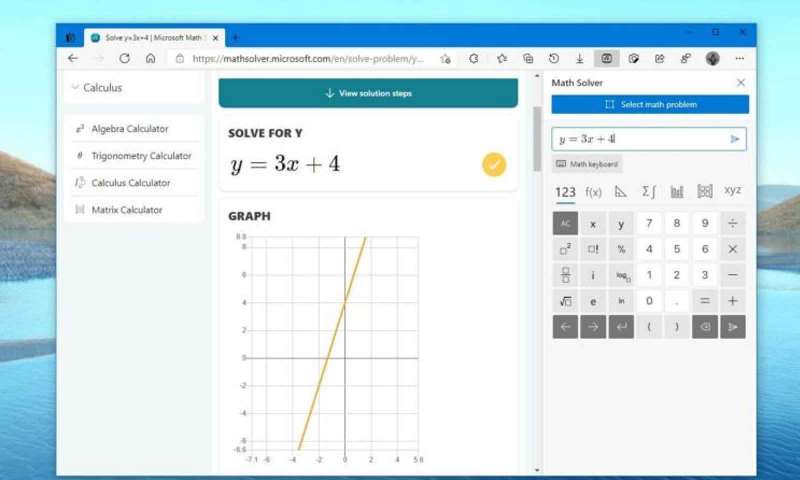 Microsoft Edge artık matematik işlemlerini otomatik çözecek