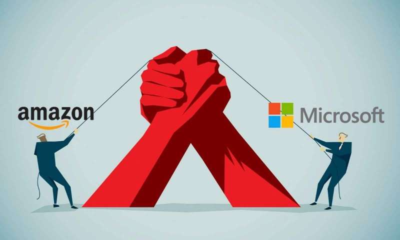 Microsoft ile Amazon ABD’de devlet için ihale yarışına başladı