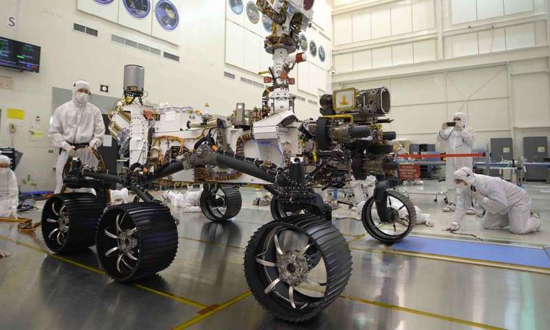 NASA's newest and largest Mars rover made its first trip on wheels