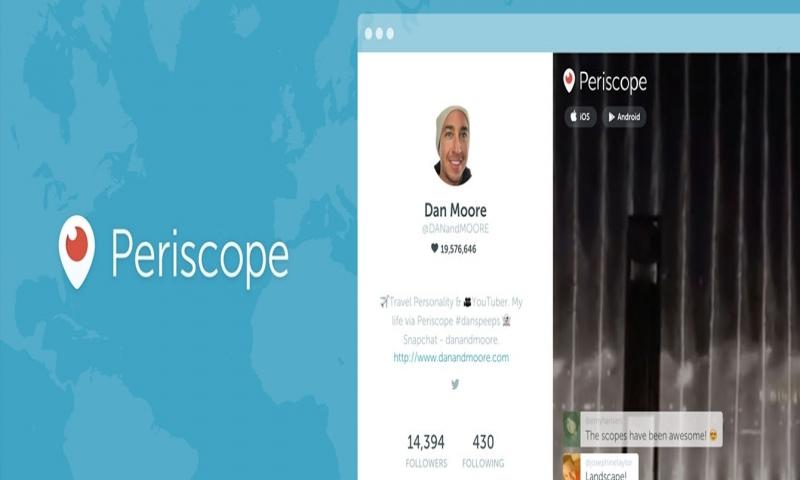 Periscope, Özel Web Profili Oluşturma İmkanı Tanıyor