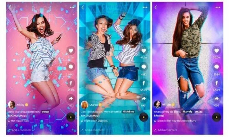 Popüler müzik uygulaması Like