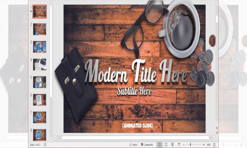 PowerPoint şablonu ile şık ve profesyonel sunumlar hazırlama tekniği