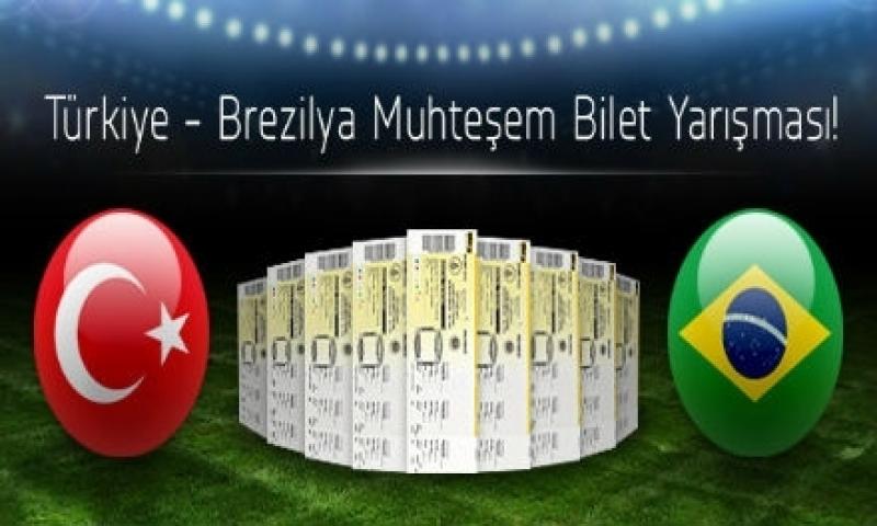 Türkiye-Brezilya Maçına Bilet Kazanma Şansı!