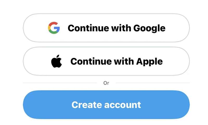 Twitter'a Apple ve Google ile giriş yapmak aktif hale geldi!