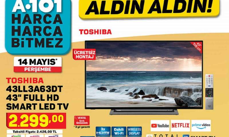 Uygun fiyatlı teknolojik ürünler bu hafta da A101’de