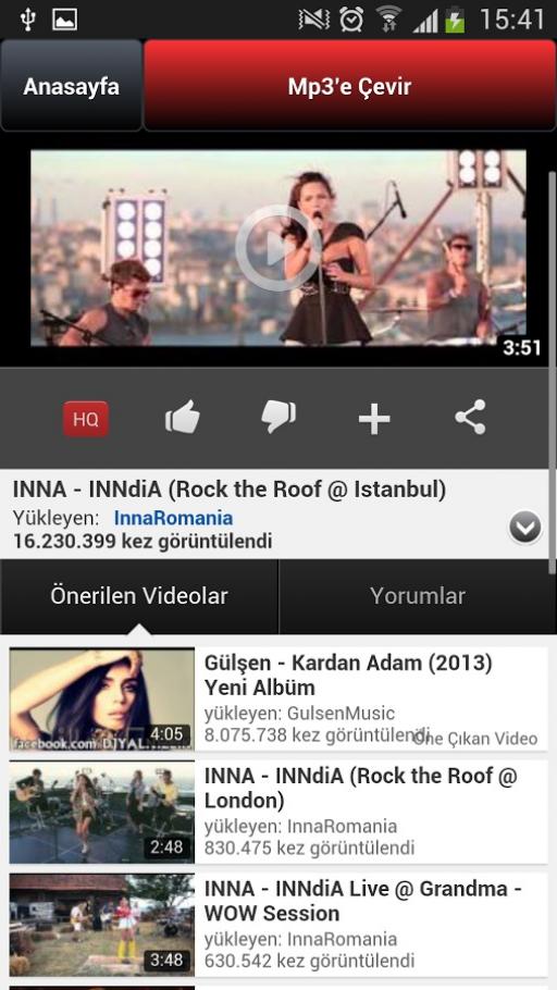 Youtube android indir